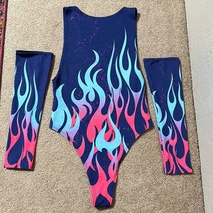 Freedom Ravewear Bodysuit & Arm Sleeves - Only Tried On - Size M